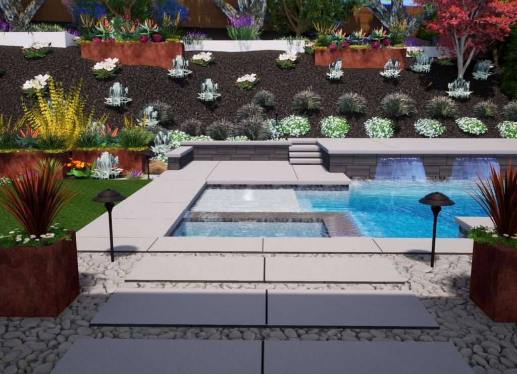 Design Portfolio - Swimming Pool and Landscape